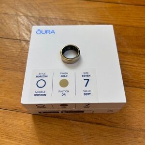 Oura Horizon Generation 3 Ring in Gold Finish